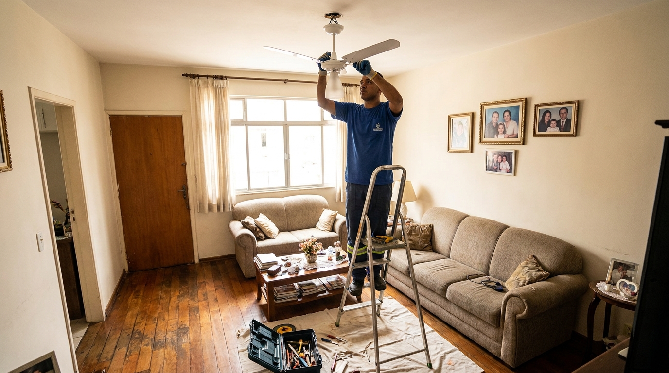 Substituição de Ventilador em Manaus‑AM